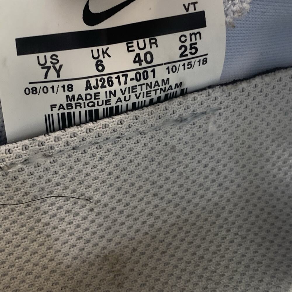 Nike Air Vapormax 2019 Indigo Fog Womens Blue Silver Size 8.5 Shoes AJ2617-001 - Picture 9 of 10